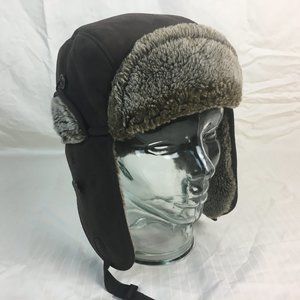 Aviator Hat Brown Ear Flap Hunting Trapper Bomber